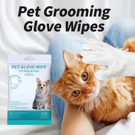Zoomies- Pet Disposable Glove Wipes for bathing & Cleaning Dogs and Cats ™️