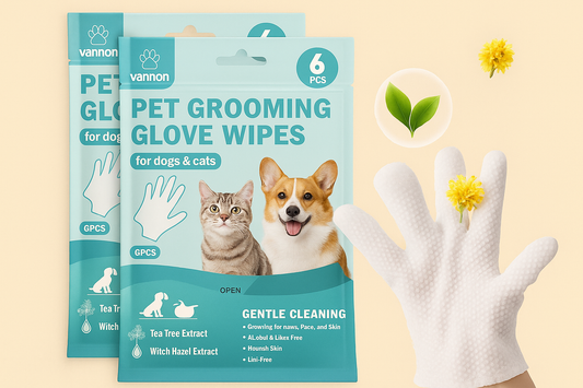 Zoomies- Pet Disposable Glove Wipes for bathing & Cleaning Dogs and Cats ™️