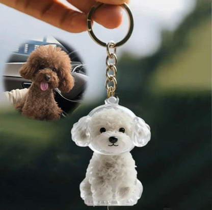 Zoomies-Memory Keychain Fur