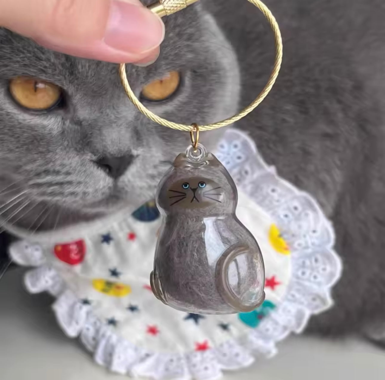 Zoomies-Memory Keychain Fur