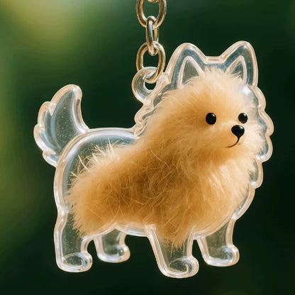 Zoomies-Memory Keychain Fur