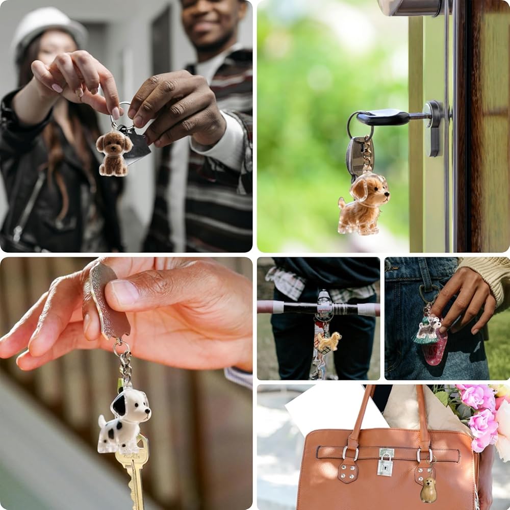 Zoomies-Memory Keychain Fur